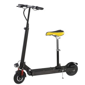 Lightweight Folding Electric Mobility Scooters Black Folding Motorized Scooter