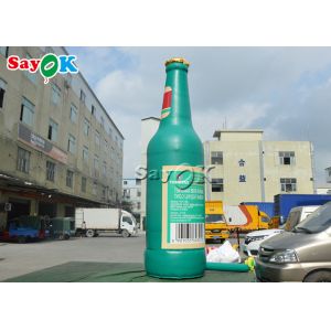 Custom PVC Advertising Inflatable Beer Wine Bottle Model