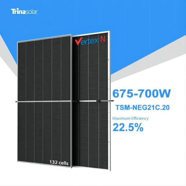 Buy Anodized Aluminium Alloy Frame 700W 650W 690W Solar Panel Kit for Commercial Solar Power at wholesale prices
