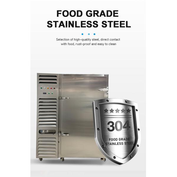 Commercial Quick Freezer Machine Single Phase Industrial Blast Freezer 15 Trays