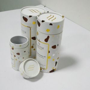 Quality Cosmetic Paper Tube Packaging Cylindrical Shape with Customized Surface for sale