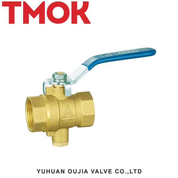 Brass inner wire ball valve long handle ball valve nickel plated source factory direct sales