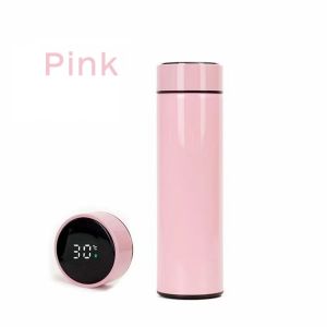 Temperature Display Thermos Digital Smart Water Bottle 500ML