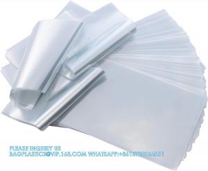 Quality POF Clear Pvc Shrink Film Plastic Heat Shrink Wrap For Can Bottles Packing Tamper Evident Shrink bags for sale