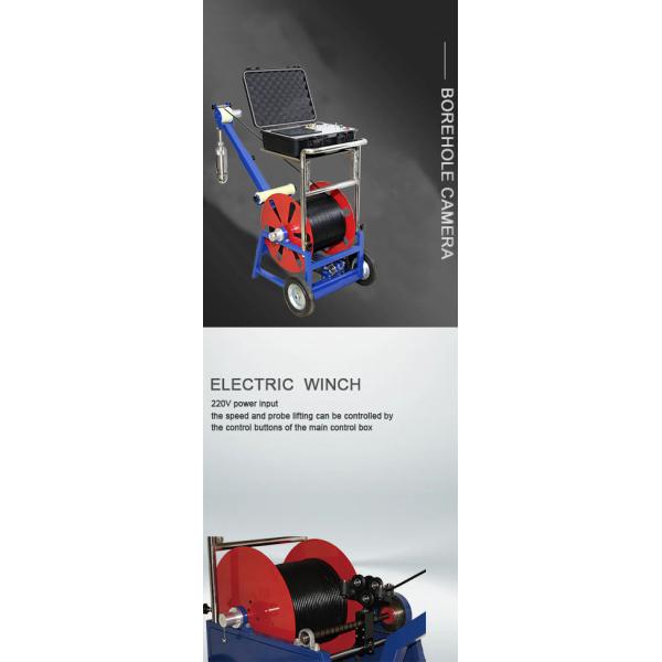 150M 200M 300M 500M Borehole Downhole Water Well Inspection Camera Video Recording Camera