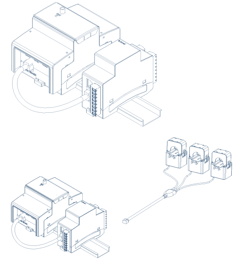 Acrel ADW Series 220V Multi Channel Energy Meter For Electricity Monitor