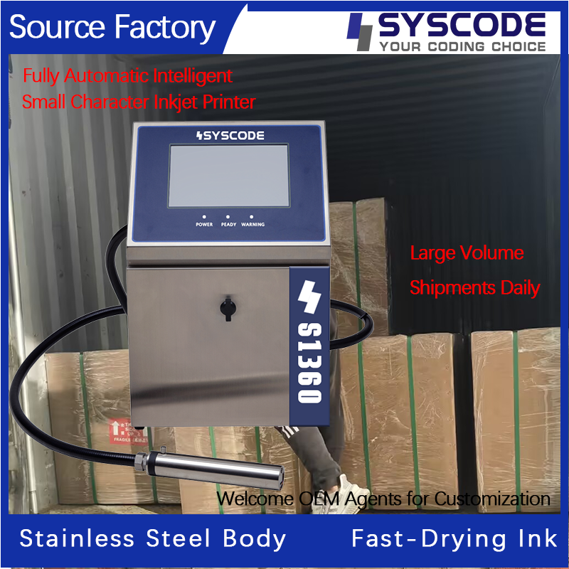 Cosmetics & Personal Care CIJ Printer - IP66 rated inkjet coder designed for