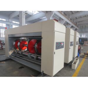 Auto Chrome Carton Making Machine 60pcs/min With Chain Feeding Model For