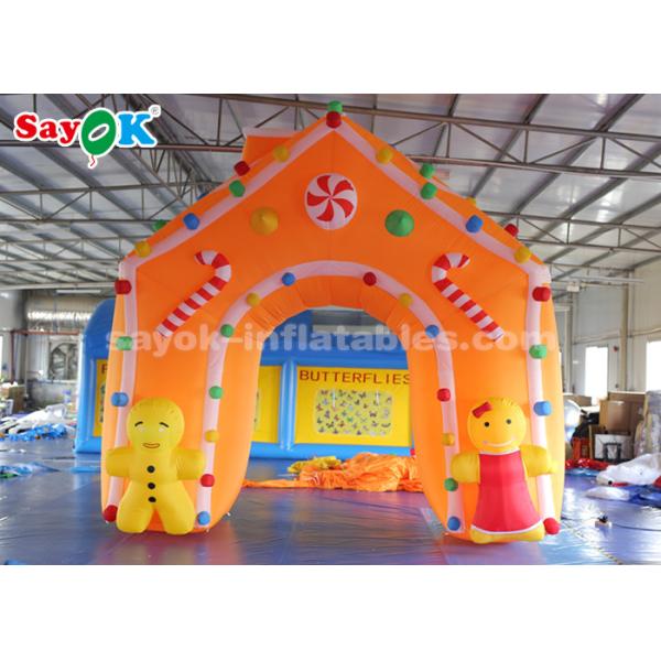Buy C4*4m Oxford Fabric Inflatable Christmas Archway For Holiday Decorations at wholesale prices