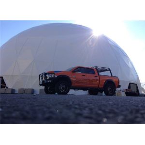PVC Fabric Geodesic Dome Tents Strong Steel Structure 25M Diameter