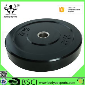 Two Kinds of Logo Barbell Solid Rubber Bumper Plates