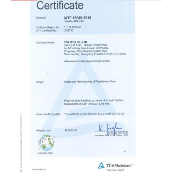 Cross-linked closed cell polyofin foam roofing insulation