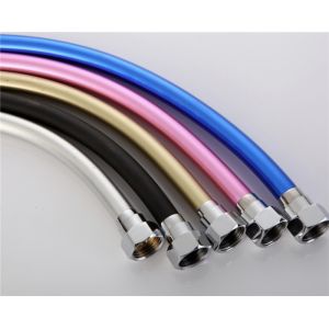 Five Layers Colourful PVC Shower Hose Explosion Proof Environmentally Friendly