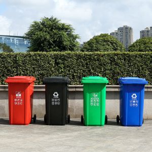 200 Liter Wheelie Recycle Binplastic Dustbin Plastic Dustbin with Pedal