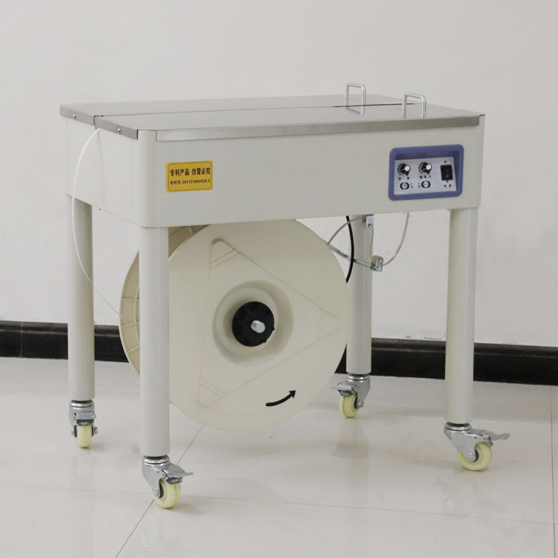 Quality Upright Semi Auto Polypropylene Banding Machine Strapping Packing Machine for sale