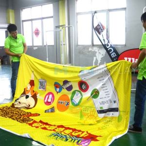 Custom Double Sided Banners Cafe Barrier Banners For Outside