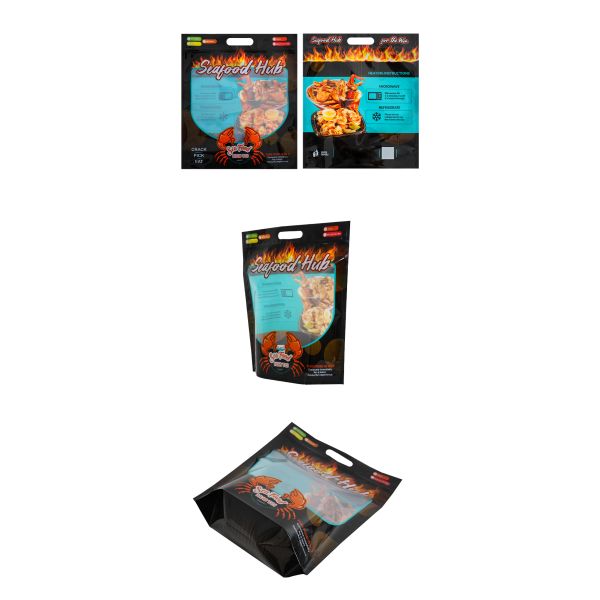 Custom Frozen Food Packaging Bags Customized Plastic Vacuum Food Bags For Shrimp/Fish/Meat/Chicken Seafood Frozen Bags