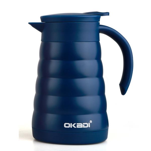 27OZ 800ml Vacuum Coffee Pot Metal Double Wall Stainless Steel Thermo Jug Termos