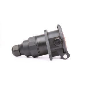 5 Pole ABS 24v Crimp Type Trailer Connector Socket Red Color Cap OEM Standard