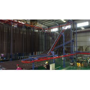 Quality Electrostatic automatic vertical Powder Coating Line/Systems with spray pretreatment for sale