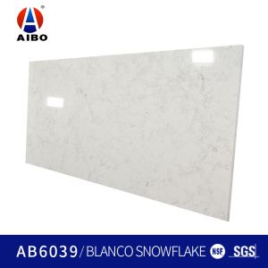 Quality Engineering White Artificial Carrara Quartz Stone Kitchen Countertop Antifouling for sale