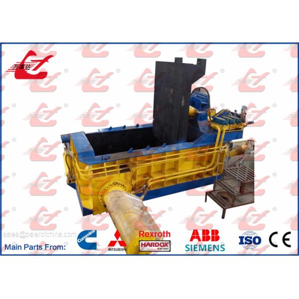Electrical Control Non Ferrous Metals Hydraulic Scrap Baling Machine Turn Out Model