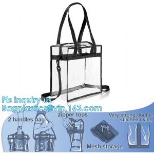 Reusable die cut handles promotional plastic bag, Promotional Items Transparent