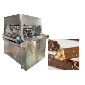 Two Pumps Pure Chocolate Enrober 1200mm Width 500kg/Hour