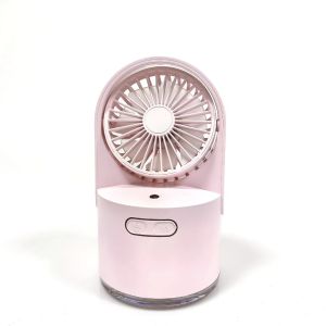 Quality 2 in 1 Mini Fan Humidifier Portable Fan with Function Rechargeable USB Electric Fan for sale