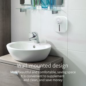 Rechargeable 320ml Automatic Soap Dispensers Wall Mounted Hand Wash