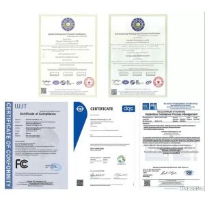 ONESEINE TECHNOLOGY CO.,LTD Certifications