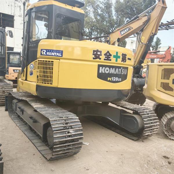 Japan Used Komatsu PC128 Excavator with Low Working Hours and Original Hydraulic Cylinder