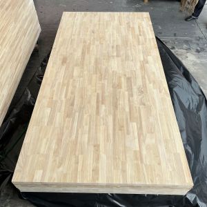 Practical Natural Rubber Wood Finger Joint Board Harmless Multiscene