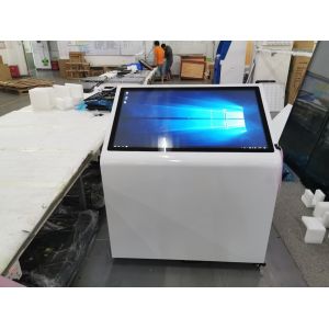 55inch Multi Interactive Tabletop Touch Screen Monitor LCD Advertising With Wide