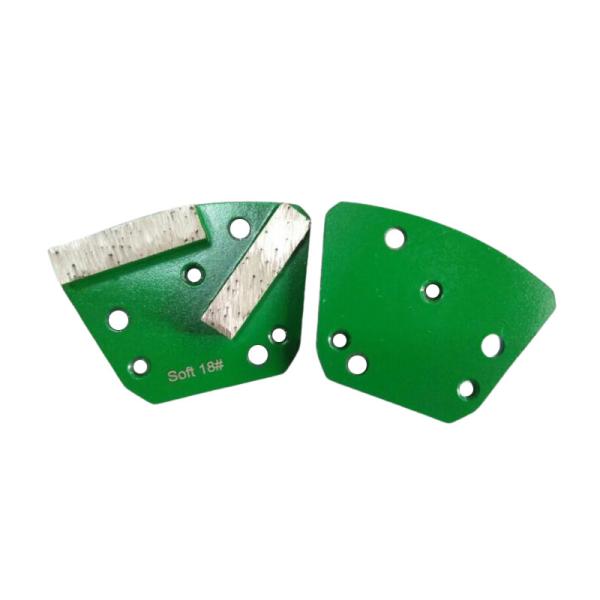 Trapezoid Concrete Diamond Tools Shoes 16# Bar Segment 40*10*10mm Size