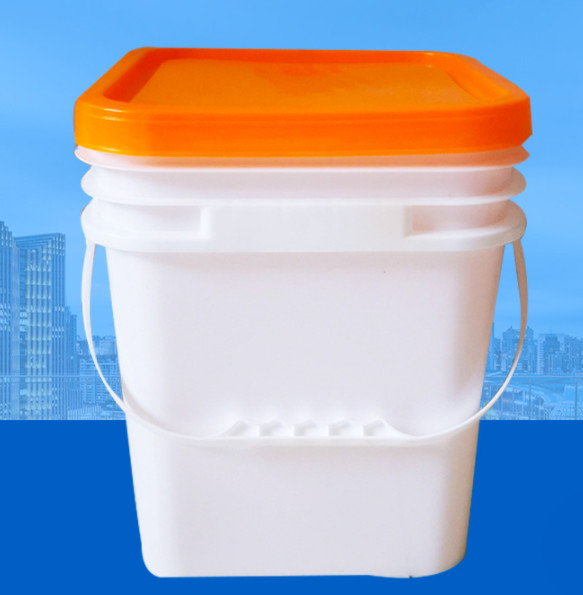 Chemical Resistance Square Plastic Bucket IML Or Thermal Transfer Or Screen