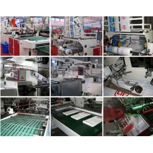 Inside Glue Patch Handle Carry Bag Making Machine Servo Motor Drive