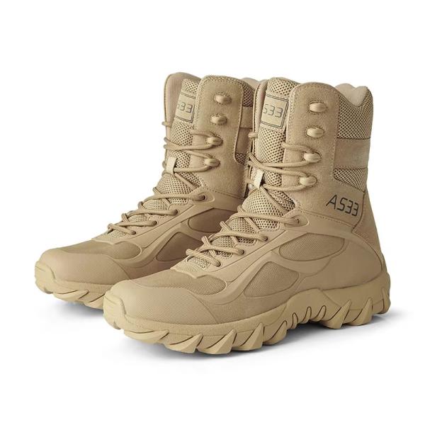Sand Suede Wear Resistant Hiking Boots Breathable Jungle Desert Boots