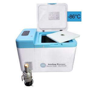 17.5KG Net Weight Portable -86c Stirling Cooler Mini Fridge for Medicine by