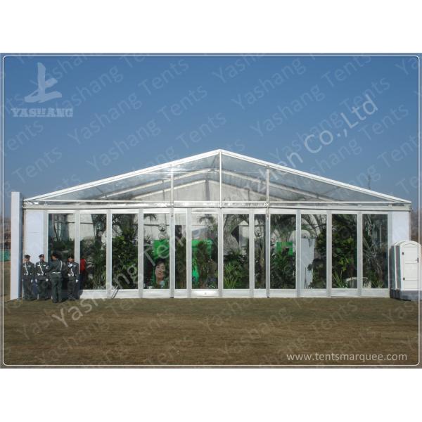 Transparent Glass Walls Clear Span Tents Waterproof Unique Marquee Hire