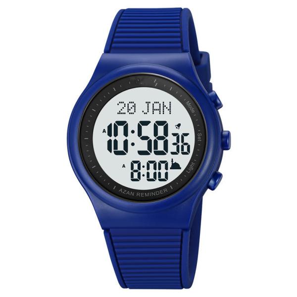 1981 simple azan qibla direction watch reloj digital multifunctionalwomen men