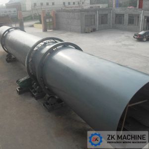 High Temperature Pump Industrial Rotary Dryer , Sewage Sludge Rotary Drying