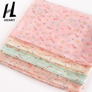 100% Polyester Mesh Lace Fabric Polychrome For Clothes