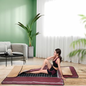 Gold Far Infrared Sauna Blanket 3 Zone 600W Sauna Bag For Weight Loss