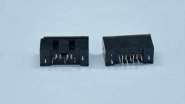 SATA 7p Male DIP 180° Au 30u'' Plated Wire to Board Connector