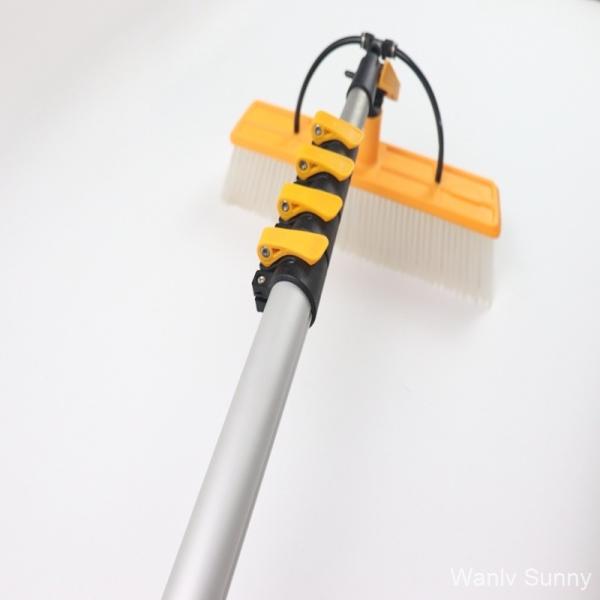 Buy Aluminum Alloy Telescopic Pole Water Fed Brush Kit for Window and Solar Panel Cleaning at wholesale prices