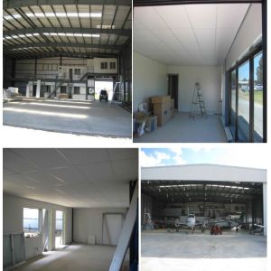 Q235B/Q345B Steel Structure Hangar 30 Years Life Span