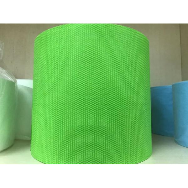 Soft Hexagon Shape Non Woven Polypropylene Fabric For Hygiene Products / Diapers