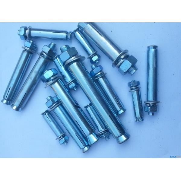 Shield Expansion Screw Anchor , Carbon / Stainless Steel Expansion Bolts For Brick