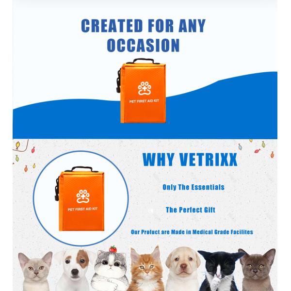 Bestreat Small Pet First Aid Supplies for Caring for Golden Retrievers, Toy Poodles and Cats